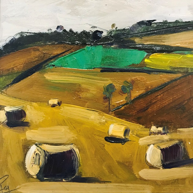 'Harvest Field Study, Fife' by artist Paul Graham